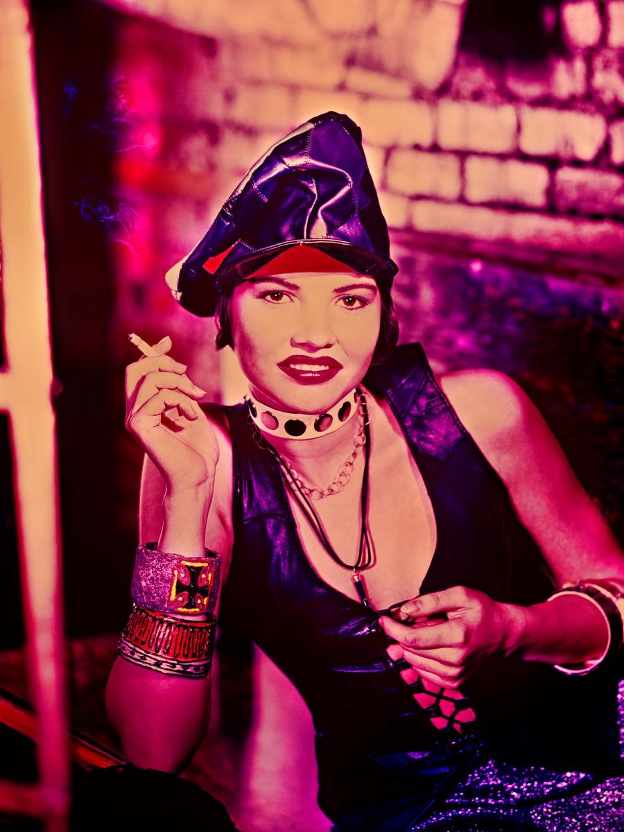 Fashion photography alternative process