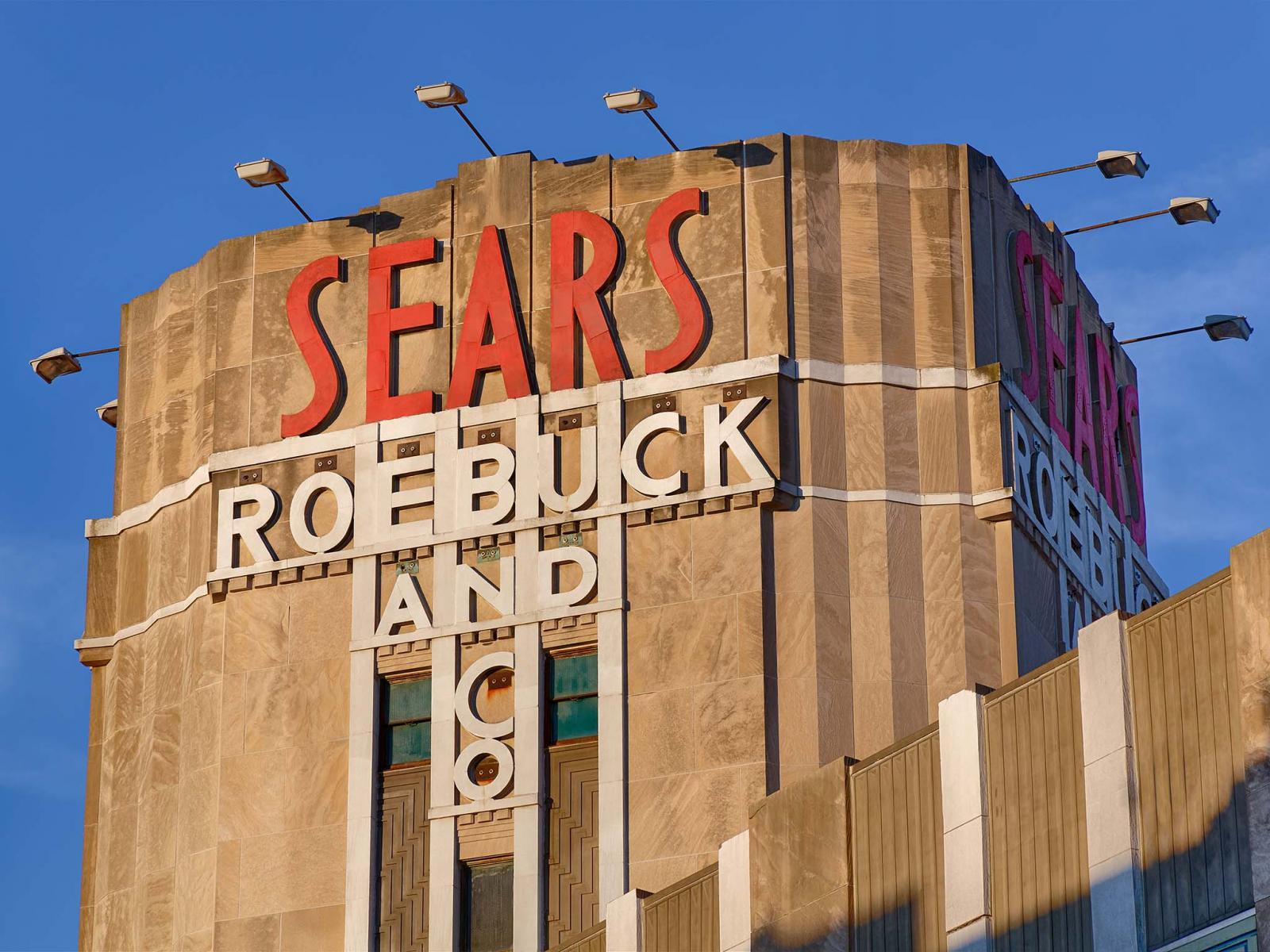 Sears Roebuck & Company vintage signage
